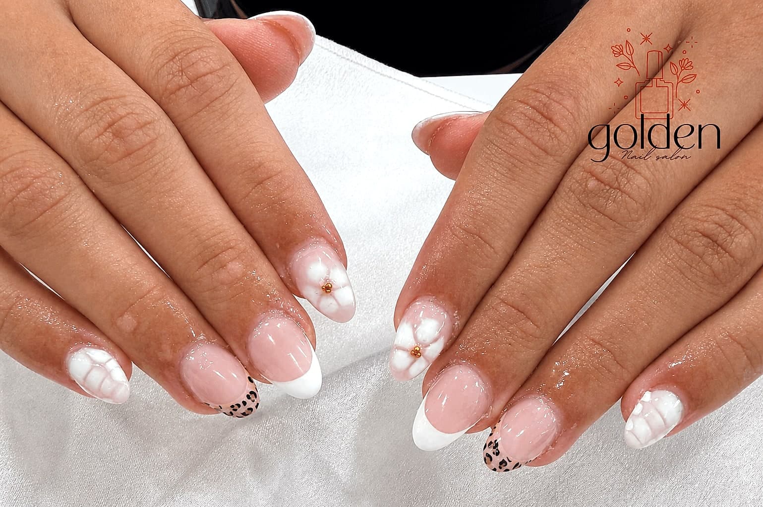Custom manicure and nail art by Golden Nails in Alabaster, Alabama — look 1