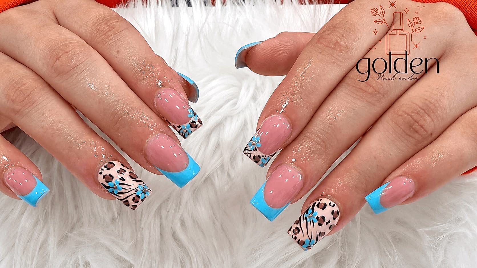 Custom manicure and nail art by Golden Nails in Alabaster, Alabama — look 7