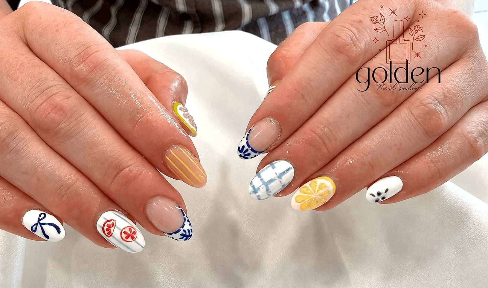 Custom manicure and nail art by Golden Nails in Alabaster, Alabama — look 8