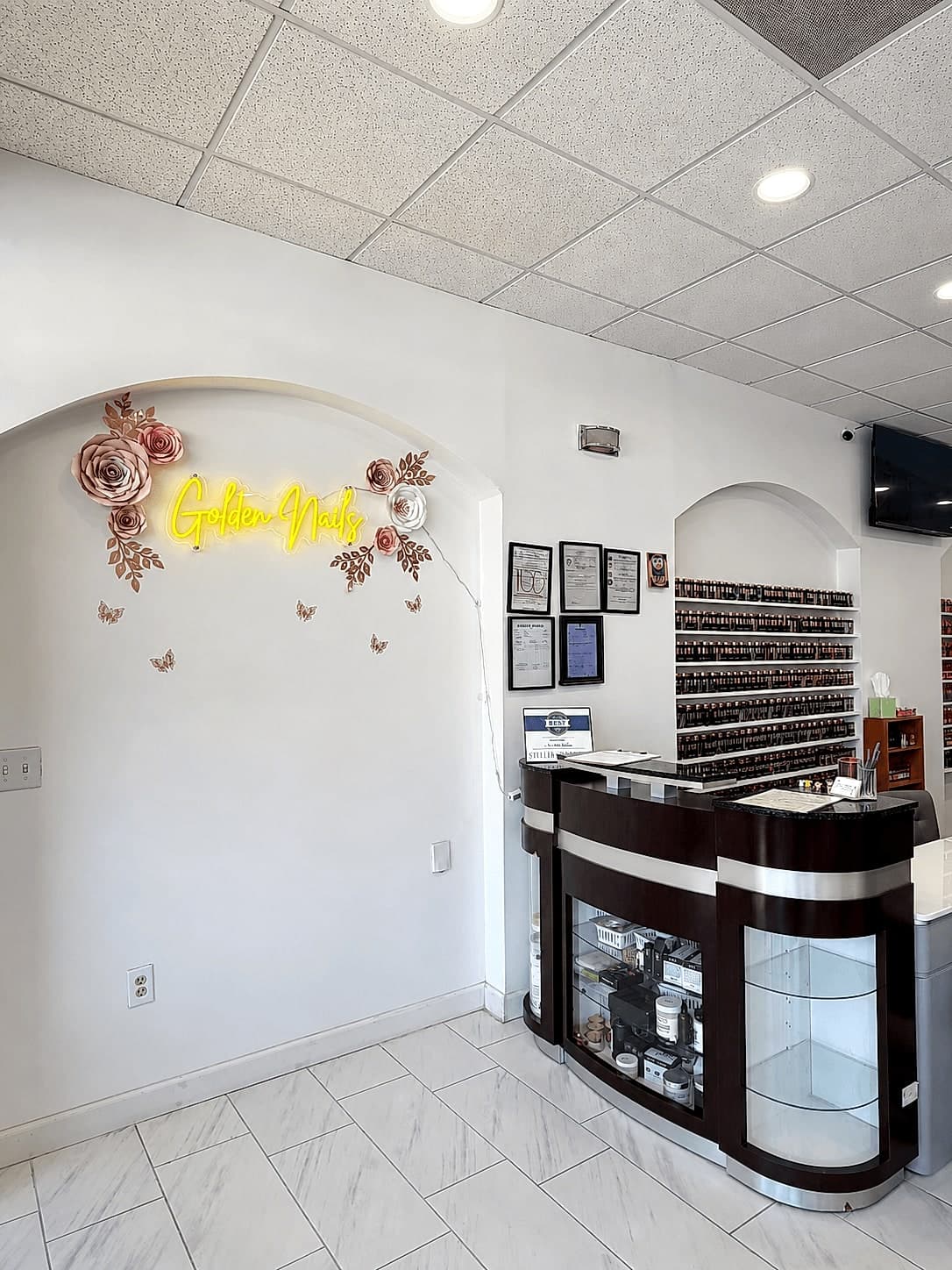 Inside the Golden Nails salon in Alabaster, Alabama — view 2