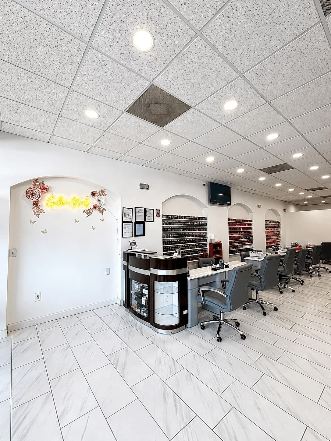 Inside the Golden Nails salon in Alabaster, Alabama — view 3