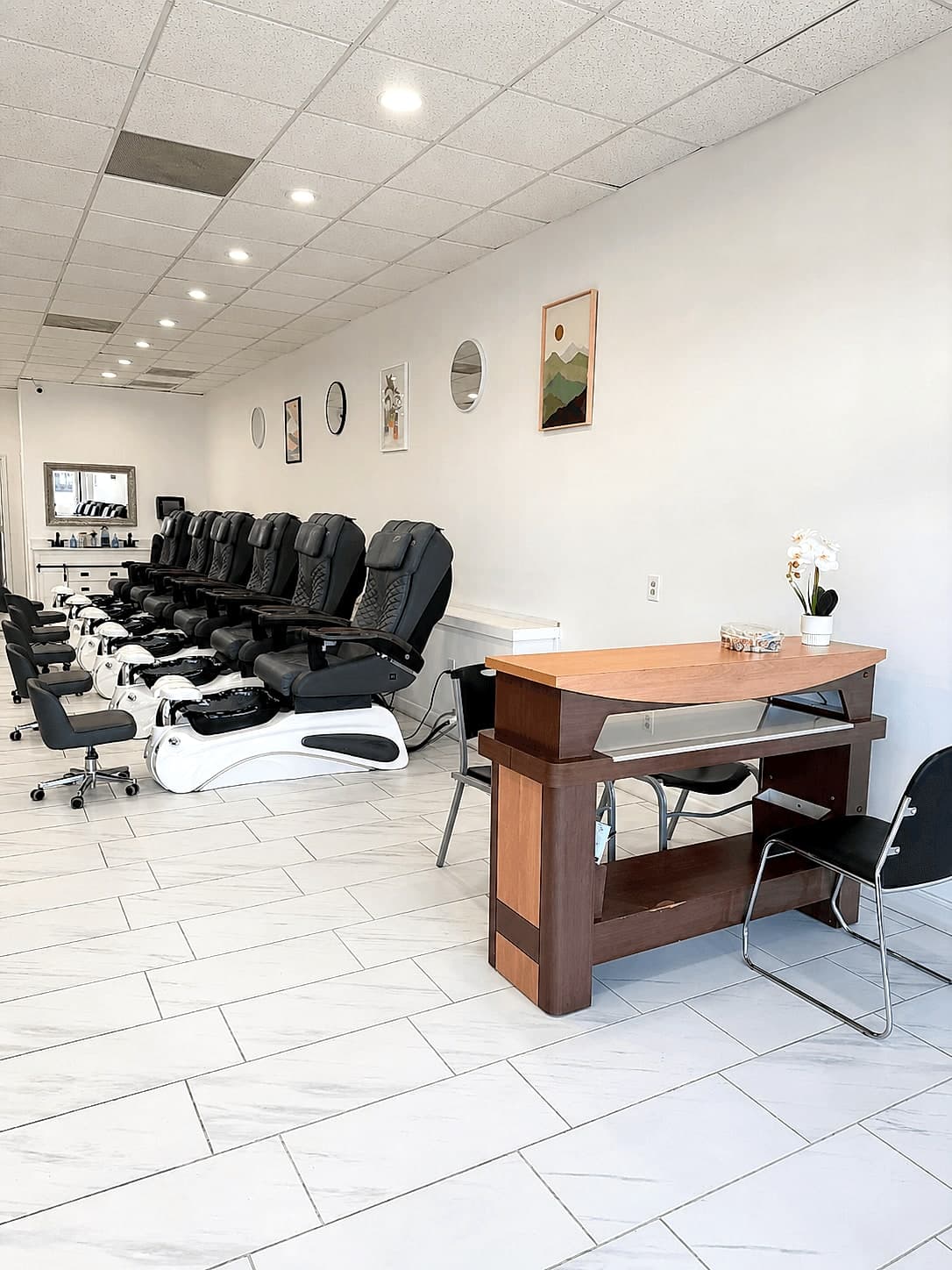 Inside the Golden Nails salon in Alabaster, Alabama — view 4